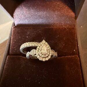 Engagement and wedding band bundle (2)